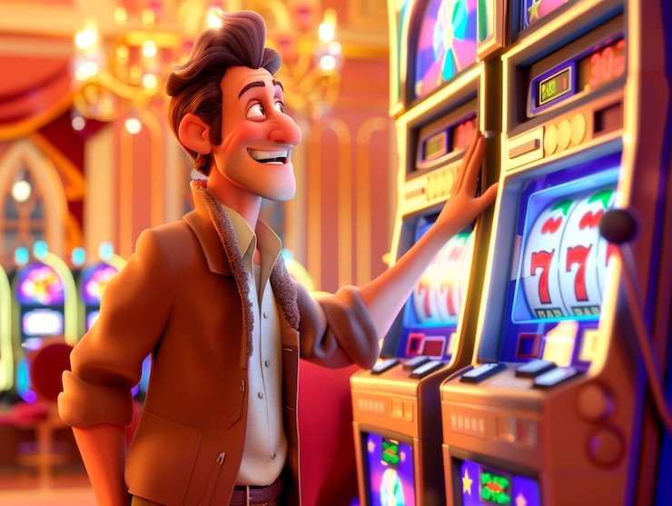 Comparison of live-table and slot-game user interfaces